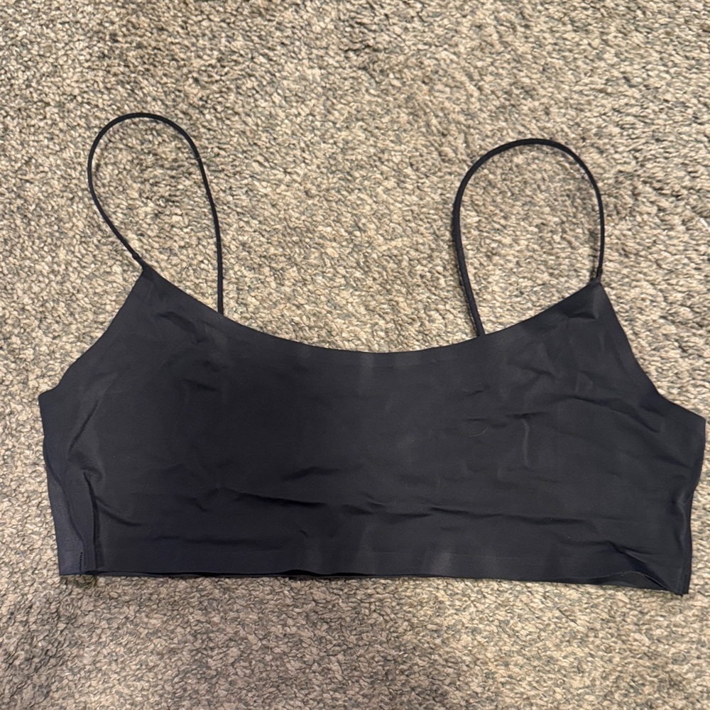 SKIMS Fits Everybody Scoop Bralette L Onyx